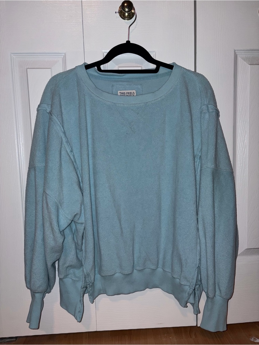 American Eagle Outfitters Light Blue Crewneck Pullover